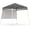 Gray,7x7 Ft, variant on NeoNiches 10x10 FT Pop Up Canopy with Sidewall, UPF 50+ Easy Setup Outdoor Tent with Backpack, 4 Stakes, Portable Heavy-Duty Canopy Tent for Party Events Camping Picnic, 10x10 Base, 8x8 Top