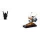 thumbnail image 1 of Estatua de bailarina de ballet con gesto de roca, escultura de resina, adorno para mano y con elegante tallado, ideal para regalar, decoración de, 1 of 7