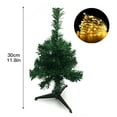 thumbnail image 3 of GadgetVLot Mini Desktop Christmas Tree With Decorations And Lights, 3 of 23