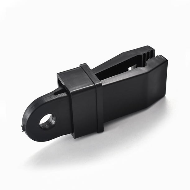 Clips para tienda de campaña, abrazaderas de cuerda de viento para toldo grande para exteriores, a prueba de viento, negro, 10 Uds.