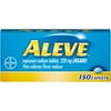 Aleve Pain Reliever/Fever Reducer Naproxen Sodium Caplets, 220 mg, 150 Ct