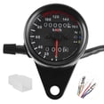 thumbnail image 2 of LED Speedometer,12V LED Odometer Speedometer Speed Gauge Motorbike Accessory High Capacity, 2 of 14
