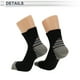 thumbnail image 4 of Calcetines de ciclismo Unique Bargains, de secado rápido, para exteriores, color gris y negro, tamaño M, neutros y universales, 1 par, combinación de colores, 4 of 6