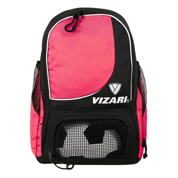 Vizari Solano Soccer Backpack, Neon Pink