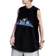 thumbnail image 1 of Hombres Camiseta Sin Mangas Casual Patrón Único Corte Exquisito Cómodo Transpirable para Gimnasio Playa Negro L, 1 of 8