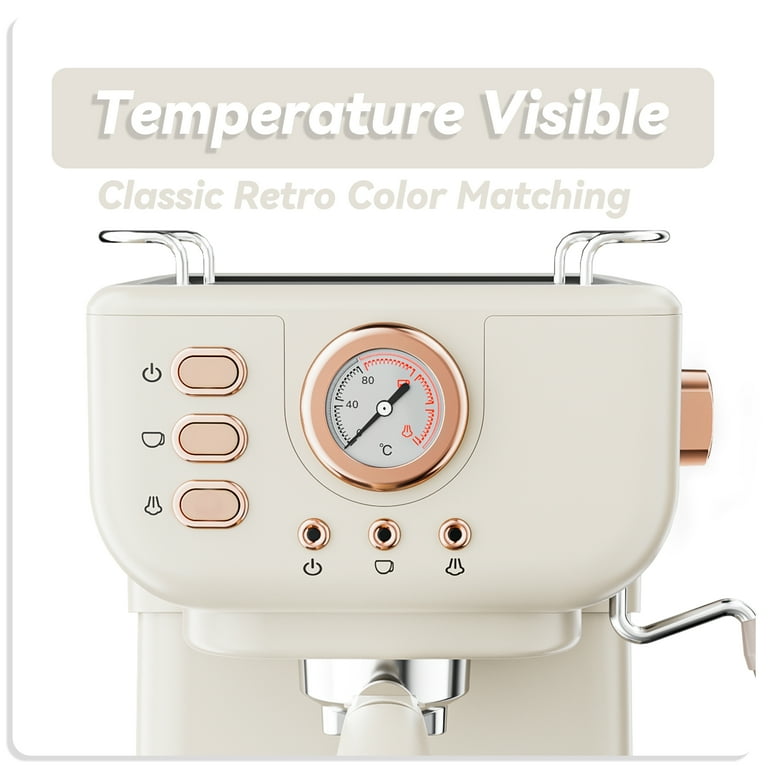 AEOMJK semi-automatic espresso machine, one-button operation