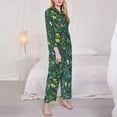 thumbnail image 3 of Sikiie Forest Flora And Fauna Pajamas for Women Set, Womens Pajama Sets, Lounge Sets for Women, 2pjs for Women-Large, 3 of 7