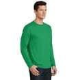 thumbnail image 4 of Port Company Long Sleeve Fan Favorite Tee-2XL (Athletic Kelly), 4 of 6