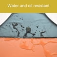 thumbnail image 5 of Delantal industrial resistente al agua y al aceite de PVC, cobertura de cintura de 110x80 cm (negro), 5 of 5