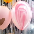 thumbnail image 4 of de 20 piezas de de mármol de , confeti, s de de látex, decoración de despedida de soltera Rosado BLESIY conjuntos de globos de ágata confeti, 4 of 8