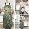 thumbnail image 6 of Kitchen Apron with 2 Pockets Adjustable waterproof Cooking Aprons for Women Men Chef Hummingbirds Dance in Leaves, 6 of 7