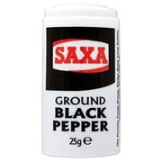 Saxa Ground Black Pepper (25g) - Pack of 2