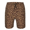 thumbnail image 3 of Balery Leopard Printed Traje de Baño Estilo Hawaiano para Hombre, Shorts de Secado Rápido con Bolsillos-Medium, 3 of 6