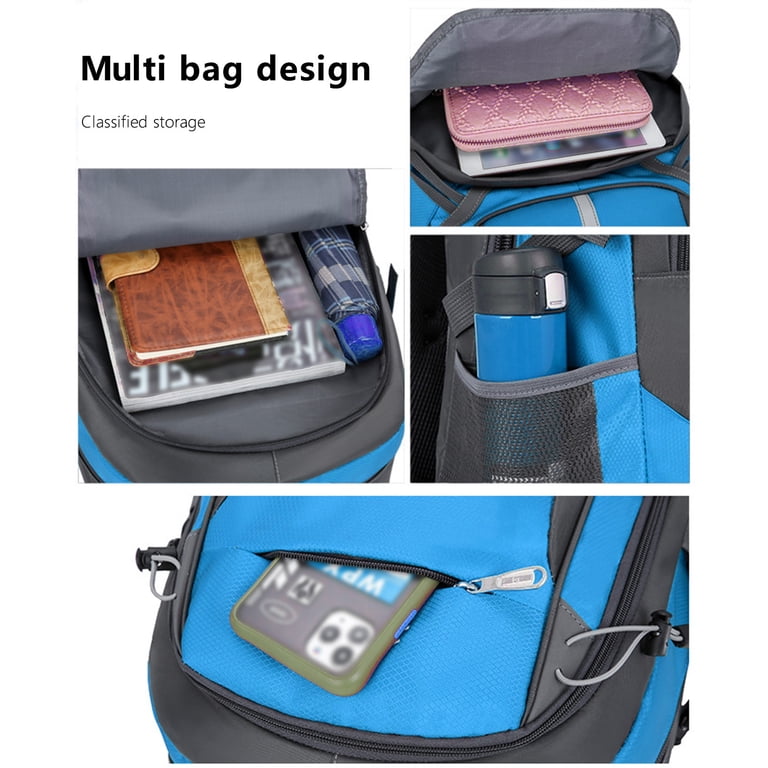 85L Camping Hiking Backpack, Travel Outdoor Sports Bag, Nylon Material, Waterproof, Breathable Mesh, Ergonomic Design, Large Capacity, Suitable for Mountaineering Camping Trips - Walmart.com 85L Camping Hiking Backpack, Travel Outdoor Sports Bag, Nylon Material, Waterproof, Breathable Mesh, Ergonomic Design, Large Capacity, Suitable for Mountaineering Camping Trips - Walmart.com