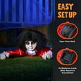 thumbnail image 4 of Joyfy Halloween Animatronics Decorations,20‘’ Creepy Crawling Baby Doll with Terrifying Sounds and Lights,Outdoor Scary Halloween Yard Decorations,Haunted House Decorations, 4 of 7
