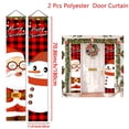 thumbnail image 3 of Decoración navideña para puerta 2024, pancarta navideña de Papá Noel para puerta, adorno navideño colgante para el hogar, regalo de Año Nuevo 2025, 3 of 5
