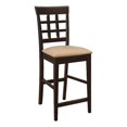 thumbnail image 1 of Coaster Gabriel Wood Counter Height Stools Cappuccino and Beige, 1 of 11