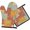 Pioneer Flower Floral Print Pattern-1, variant on Pioneer Flower Floral Print Pattern 1-Pack Oven Mitts Set, Heat Resistant Kitchen Gloves, 7.7" X 12"