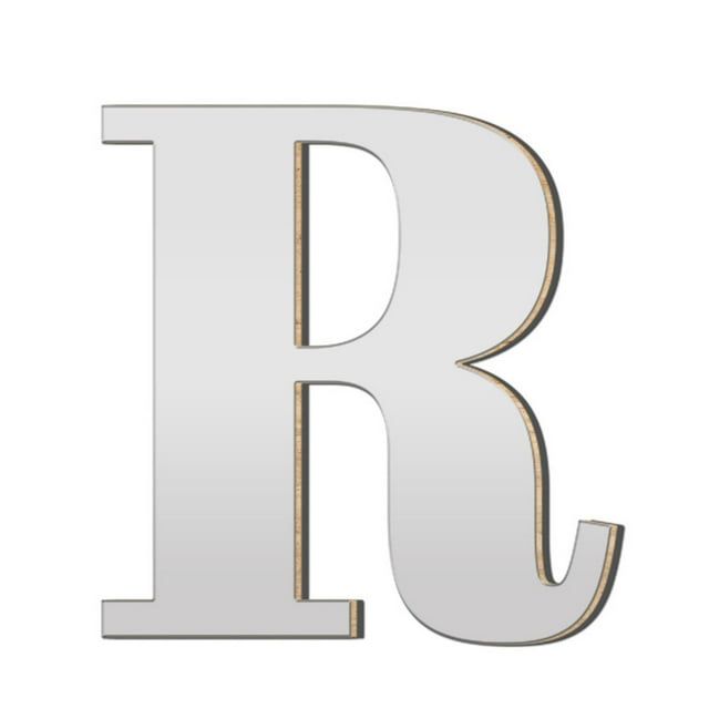 3D Acrylic Large Letter Wall Decals Self- Home Art for DIY Interior Design and Space Enhancement