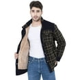 thumbnail image 4 of Niumike Outdoor Casual Vintage Long Sleeve Plaid Flannel Button Down Shirt Jacket for Men, 4 of 7