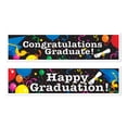 thumbnail image 2 of Party Central Club Pack of 12 Red and Blue Assorted Design Graduation Banners Decors 5', 2 of 2