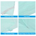 thumbnail image 4 of 47x82" Sleeping Bag Liner Soft Lightweight Travel Camping Sheet Sleep Sack with Carry Bag, Light Green, 4 of 6