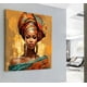 thumbnail image 1 of Cuadro Mujer Africana Moderno En Canvas Opción De Marco Hd, 1 of 4