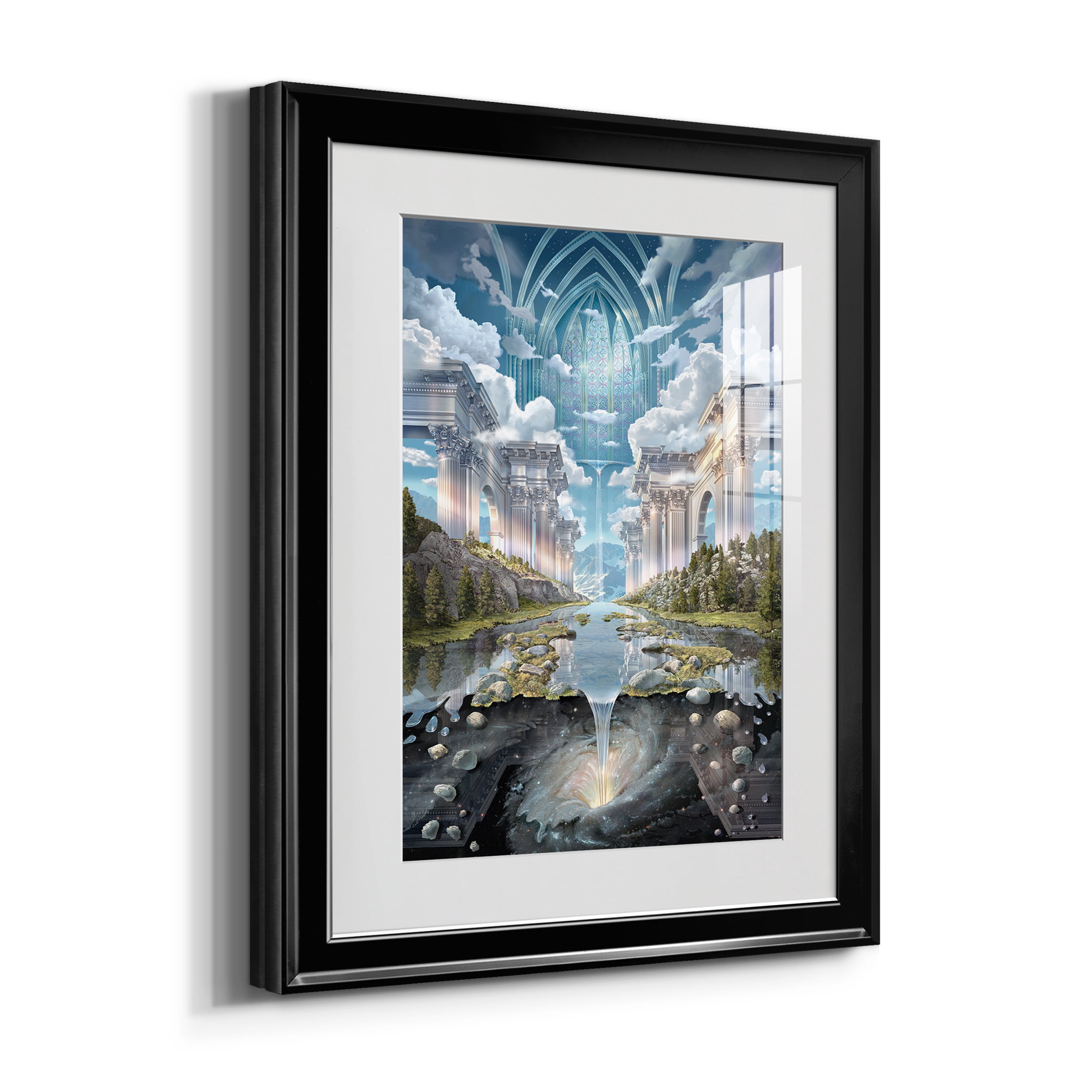 Genesis II Premium Framed Prints Set of 3 - Ready to Hang - 18 x 24 Each - Black Frame