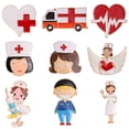 thumbnail image 1 of Juego de broches de aleación con tema médico para enfermeras, médicos y ambulancias, 1 of 1
