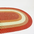 thumbnail image 3 of Colonial Mills Kingston Braided Reversible Indoor/Outdoor Rug in (7) Awesome Colorways Red 2x5 2' x 6' Oval, 3 of 7