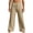 Khaki-wide leg trousers, variant on YFNNUP Wide Leg Pants for Women Elastic High Waist Palazzo Pant Lightweight Lounge Trousers Summer Loose Fit Casual Pant Light Blue L