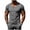 Dark Gray, variant on Mens Slim Fit V Neck T Shirts Short Sleeve Quick Dry Muscle Shirts Workout Athletic Gym Bodybuilding Undershirts Solid Color Athletic Training Tops