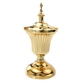 thumbnail image 1 of 1pc Metal Craft Incense Burner Decor Creative Metal Aroma Burner Adornment, 1 of 8