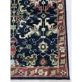 thumbnail image 4 of EORC Navy / Red Hand Knotted Wool Traditional Serapi Rug, 8' x 10', 4 of 17