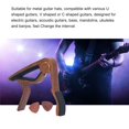 thumbnail image 4 of Guitar Capo Small Portable Noiseless Silicone Pad Spring Loaded Capo for Acoustic Guitar, 4 of 5
