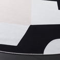 thumbnail image 4 of SAFAVIEH Malibu Signe Abstract Polyester Machine Washable Area Rug, Ivory/Beige, 6' x 6' Round, 4 of 11