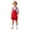 Q72-Red, variant on Kids Overalls Shorts Boys Twill Shortalls Solid Color Sleeveless Jumpsuit Shorts Summer Bib Overall Shorts With Pockets School Play Wear 4-5 Years
