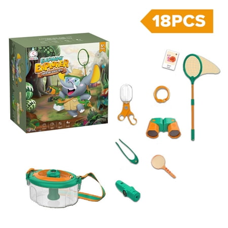 Bug Catching Kit Bug Catcher Set with Butterfly Net Insect Catcher for Kid Ages 3+ Outdoor Explore & Birthday Gifts