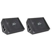 2 Peavey PV15M 15" 2-way 1000-Watt Peak Floor Monitor Speaker w/ Handle
