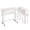 White, variant on Ktaxon Wood Folding Computer Desk Office Laptop PC Work Table Home Drawer & Keyboard Tray, Brown