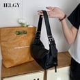 thumbnail image 2 of IELGY women's messenger and one shoulder bag all-match black fashion bag, 2 of 9