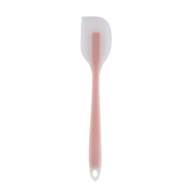 Espátula Translúcida para Pasteles, Silicona Resistente Al Calor, Mango Largo Ergonómico, Diseño Sin Costuras, Herramienta para Mezclar y Raspar, Esencial para Los Amantes de La Repostería,