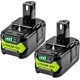thumbnail image 1 of Batería 8.0Ah Mejorada 2Packs P108 18V Compatible con Ryobi 18V ONE+ Reemplazo de Batería P102 P103 P104 P105 P107 P109 P122 PBP002 PBP003 PBP004 PBP005 RB18L50 Baterías de Herramienta Inalámbricas, 1 of 10