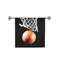 thumbnail image 2 of MKHERT Basketball Never Stops Bath Towel Shower Towel Wash Cloth Face Towels 16x28 inches, 2 of 3
