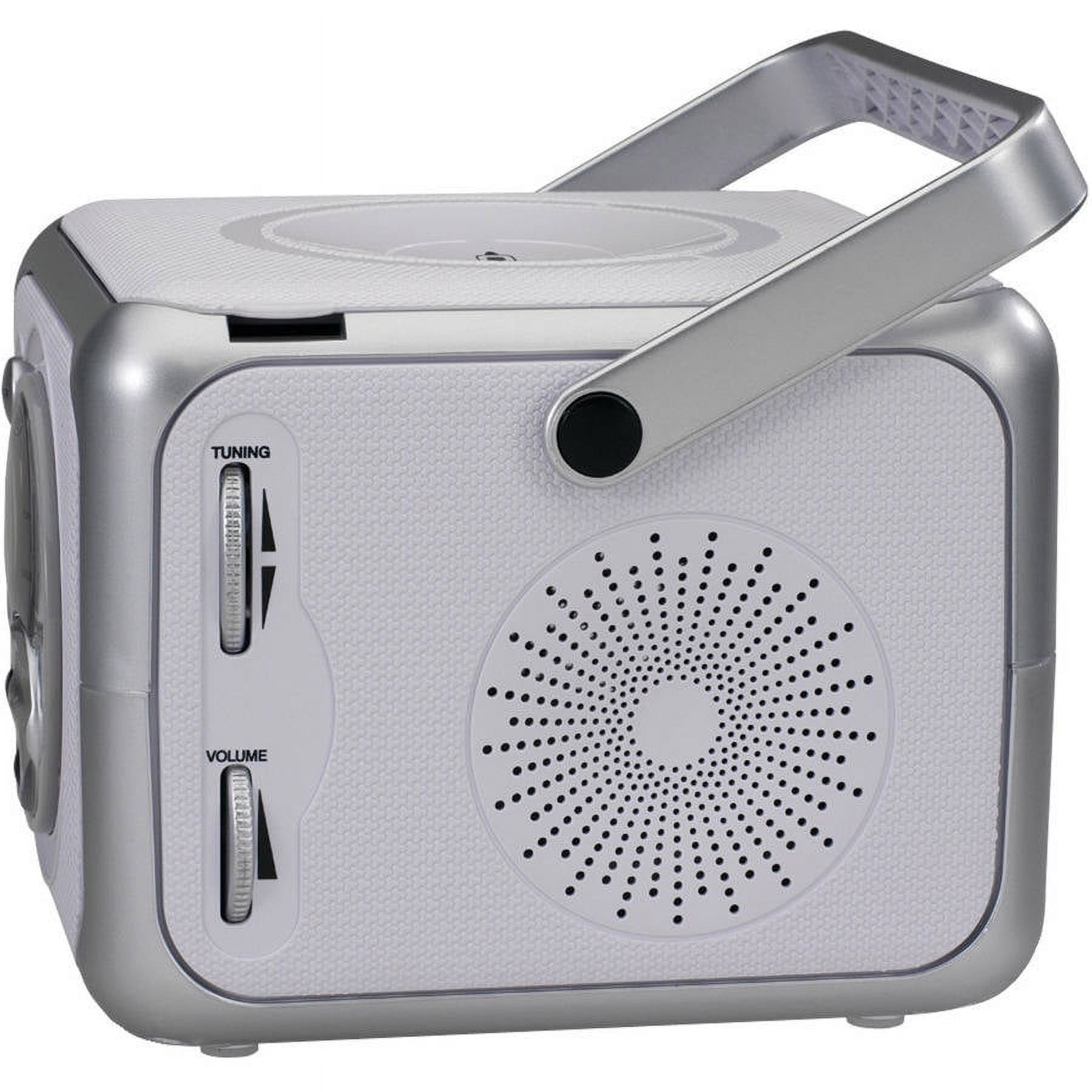 Jensen Bluetooth CD-R/RW Portable Boombox Radio, Silver photo 5