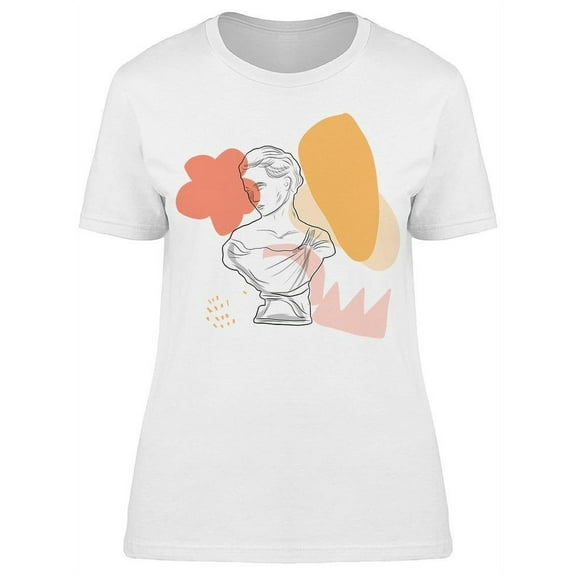 Sculpture Colors Brush Strokes T-Shirt Women -Image by Shutterstock, Female x-Large