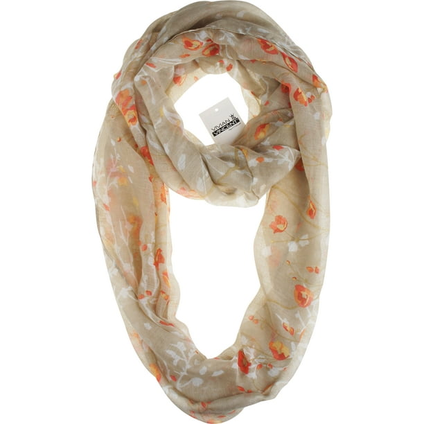 VIVIAN & VINCENT Soft Light Elegant Blooming Flowers Sheer Infinity