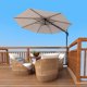 thumbnail image 5 of 2 Pcs Patio Umbrella Side Holder Steel Parasol Umbrella Clamp Mount Fixed Clip Base for Deck Balcony Outdoor Courtyard, 5 of 5