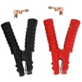 thumbnail image 2 of CCIYU 800 AMP Heavy Duty Pure Copper Jumper Cables Boost Clamp Car Battery Charger Clamps 2 PCS Heavy Duty Jumper Clamps, 2 of 5