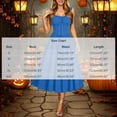 thumbnail image 4 of QATAINLAV Woman Halloween Dress Sleeveless Square Neck A Line Dresses Corset Gothic Renaissance Costume, 4 of 8